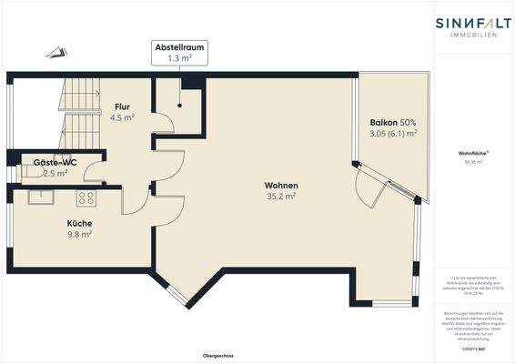 Grundriss Obergeschoss