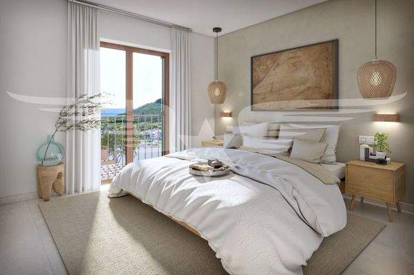 Visualisiertes Schlafzimmer 1