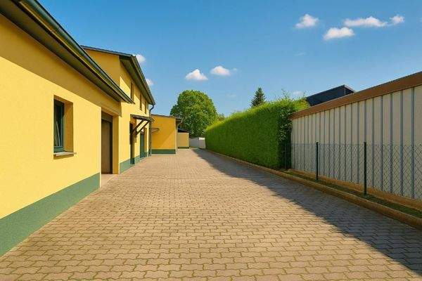 Zufahrt zum Grundstück