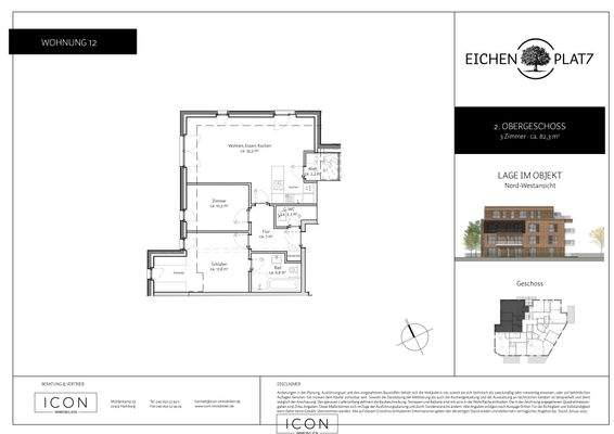 GRUNDRISS WOHNUNG 12