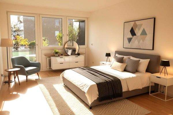 Schlafzimmer KI-generiert