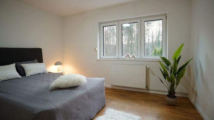 In der ersten Etage schlafen...