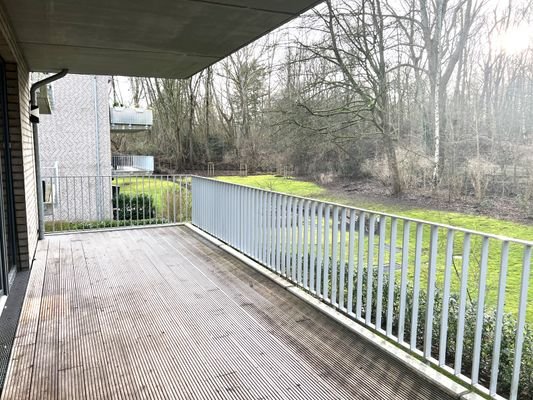 Balkon, Blick nach Westen