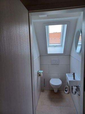 Gäste-WC im Dachgeschoss
