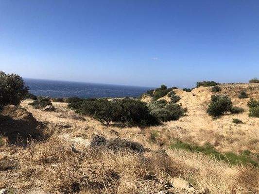 Kreta, Triopetra: Grundstück mit Meerblick zu verkaufen