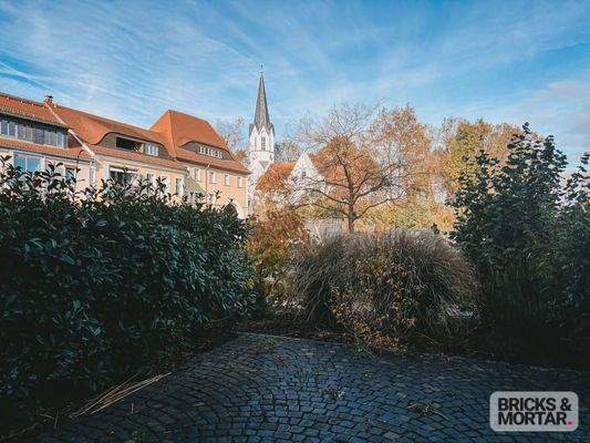 Terrasse vor dem Haus