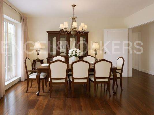 Beispiel-Visualisierung von dem Wohn- &amp; Esszimmer