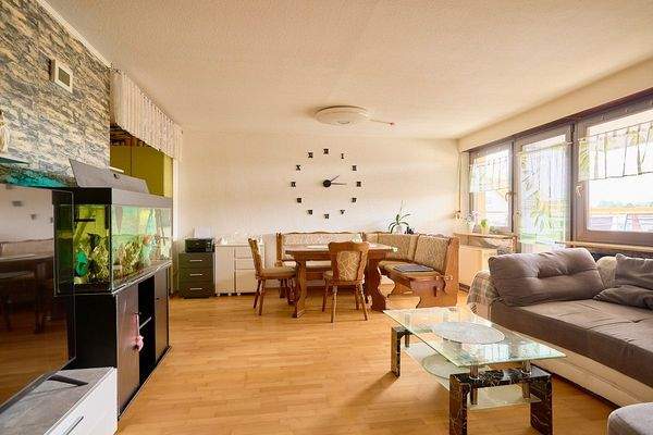 Blick in das Wohnzimmer