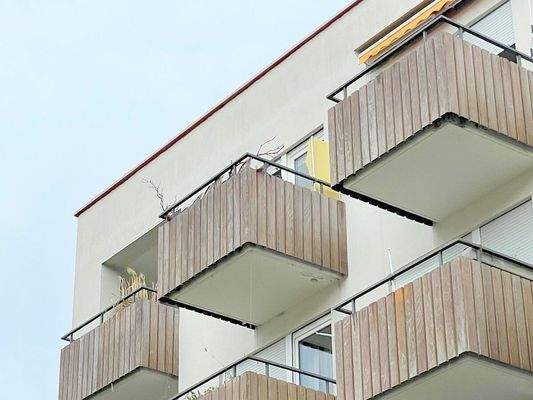 Nahansicht der Wohnung