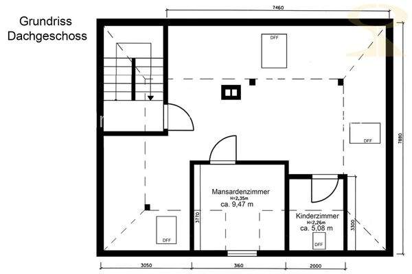 Grundriss Dachgeschoss