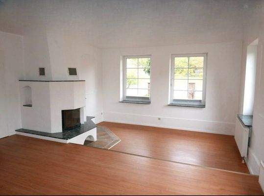 Wohnbereich mit Kaminecke