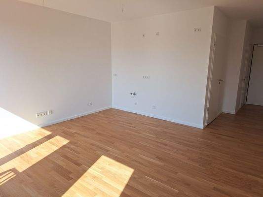 Wohnen mit integrierter Küche