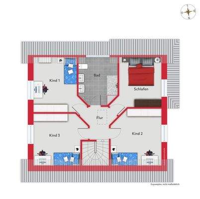 Grundriss Dachgeschoss