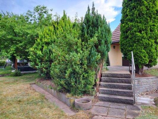 Vom Garten zur Terrasse