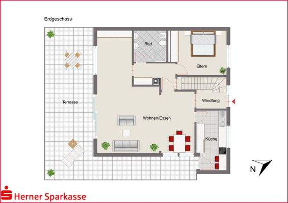Erdgeschoss Wohnhaus 349a