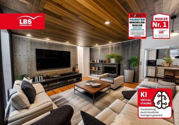 offener Wohn- / Essbereich