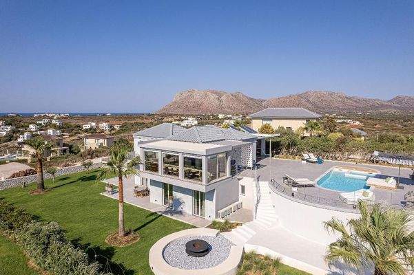 Kreta, Tersana: Wunderschöne Villa mit atemberaubendem Meer- und Sonnenuntergangsblick zu verkaufen
