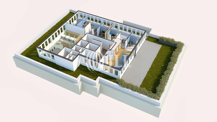 3D Grundriss - Dachgeschoss - 