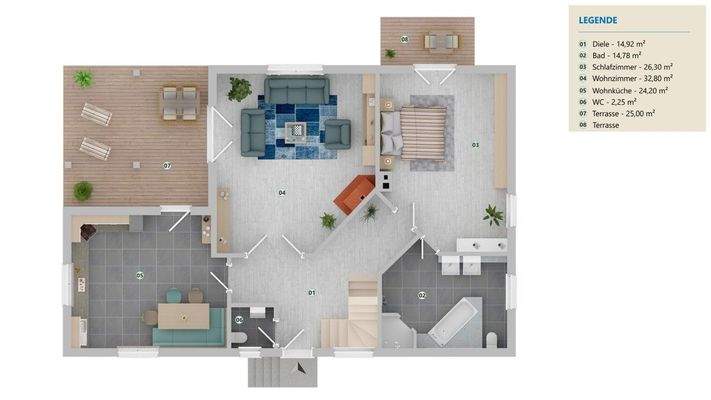 Grundriss Erdgeschoss