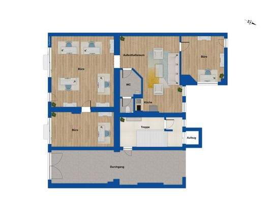 Gewerbeeinheit im Erdgeschoss