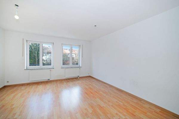 Schlafzimmer mit Gartenblick