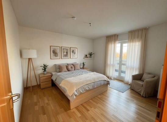 Schlafzimmer 1 - (KI generiert)