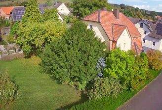 Hausansicht Gartenseite von oben