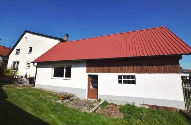 Hausansicht seitlich+Anbau