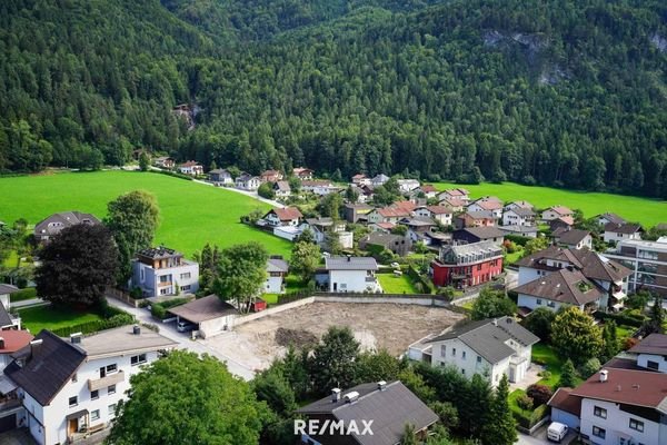 Blick aufs Grundstück Norden