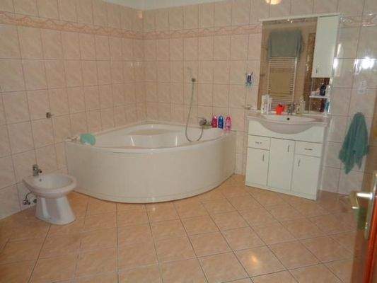 grosses Wannenbad+Dusche+Bidet