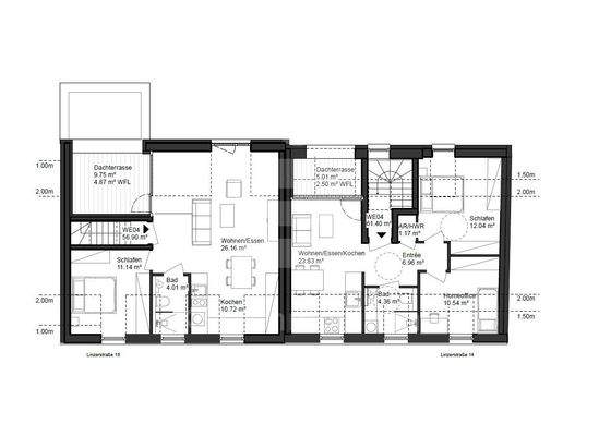 Grundriss Dachgeschoss neue Planung
