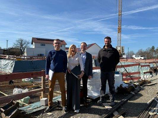 Die Baustelle kommt gut voran!