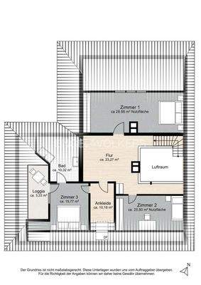 Grundriss Obergeschoss