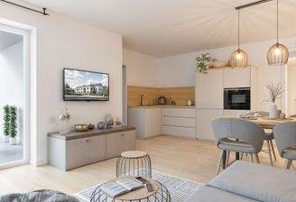 Wohnbespiel Koch-/Essbereich