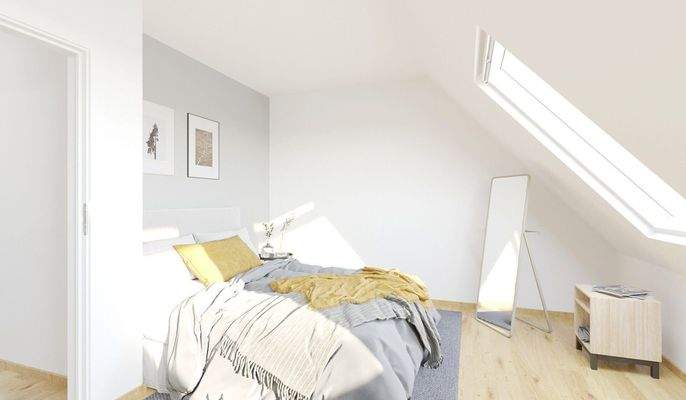 Visualisierung des Schlafzimmers