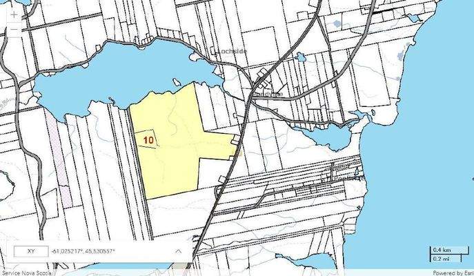 Cape Breton - Shaw Lake - 2,7 Hektar großes Grunds