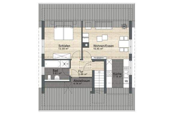 Grundriss Dachgeschoss