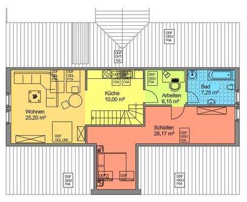 Grundriss Dachgeschoss