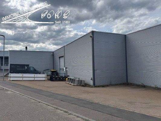 Ansicht Halle 3 mit Anlieferung