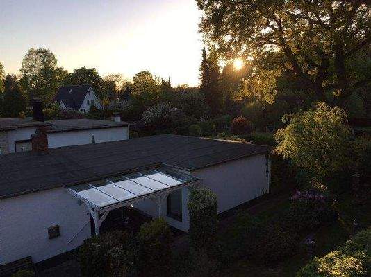 12.) Blick aus dem Bad und der Küche