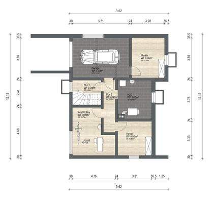 Grundrissplan Kellergeschoss