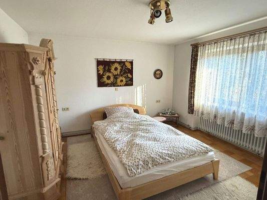 Schlafzimmer in der Einliegerwohnung