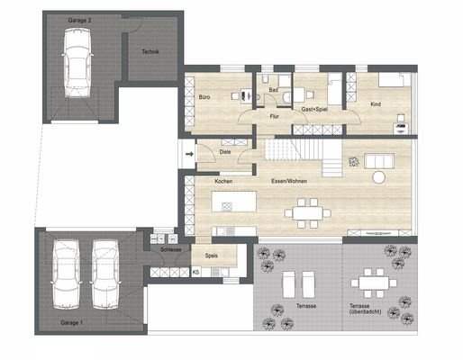 Grundriss Erdgeschoss