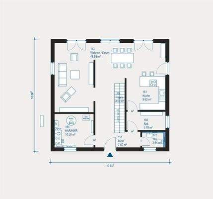 Grundriss Erdgeschoss