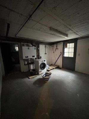 Waschkeller mit Heizung