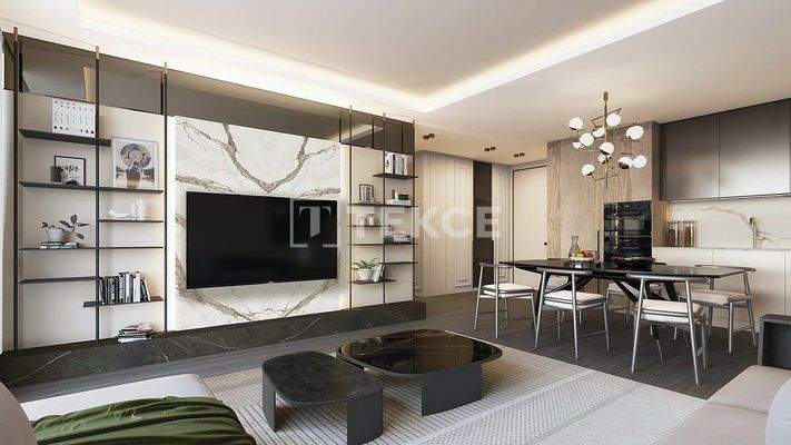 Apartments in the Project with Shopping Center on Eskisehir Road