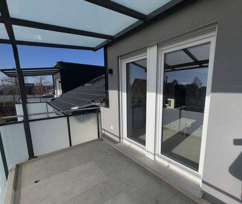 Balkon  Musterwohnung