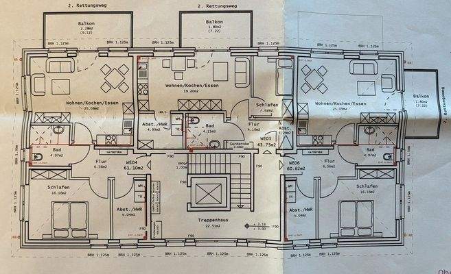 1980 Grundriss H19 OG