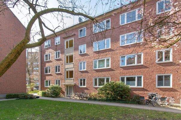 Rückwärtig gelegener Eingang