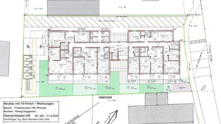 Grundriss Obergeschoß groß